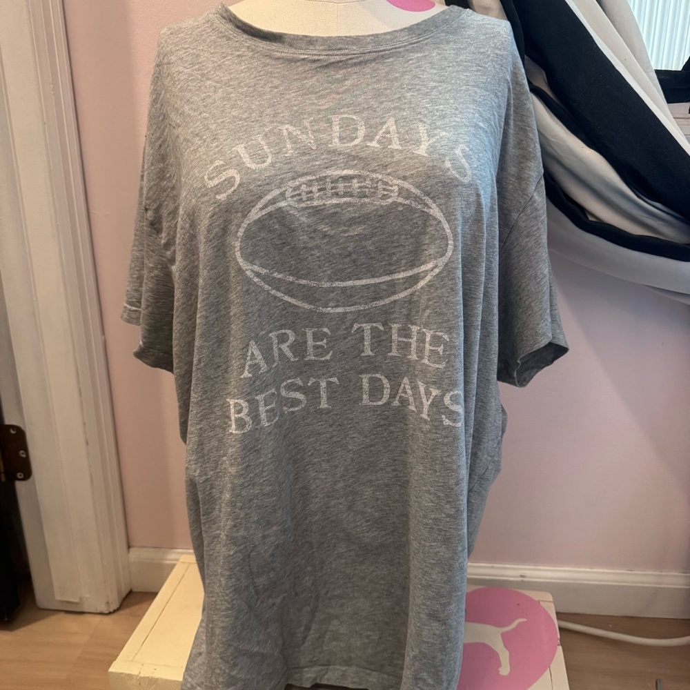 Victorias Secret VS PINK Football Sunday Tee